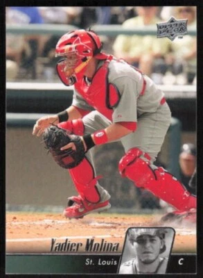 2010 Upper Deck  #466 Yadier Molina - Image 1 of 2