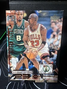 MICHAEL JORDAN 1998 Upper Deck THE JORDAN FILES #137 BULLS CELTICS - Picture 1 of 2
