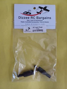 DC Charge Plugs 2pk for Radio Control Model Aircraft Planes Helis Cars - Picture 1 of 2