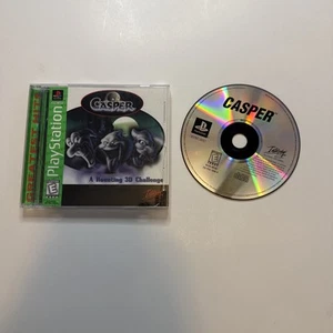 Casper Greatest Hits (Sony PlayStation 1 PS1) Vintage 90s Tested CIB Ghost Game - Picture 1 of 2
