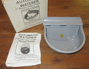 Automatic Waterer Dog Cattle Horse Cow Water Bowl NOS - Picture 1 of 9