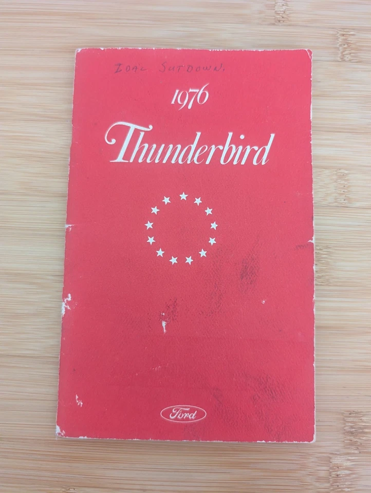 Ford Thunderbird 1976 manual del propietario original Foto 1 de 1