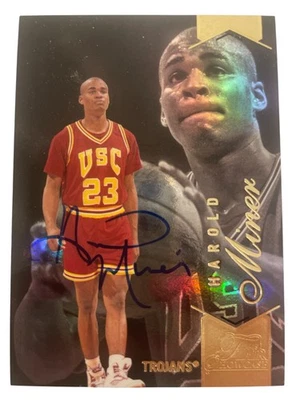 2014-15 Flair Showcase Row 1 Auto Harold Minor #91 Trojans - Image 1 of 2
