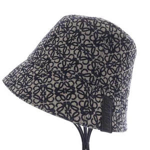 Sombrero de cubo reversible Jacquard anagrama Loewe negro K820Hb1X13/Yo16 Oh para mujer - Imagen 1 de 10