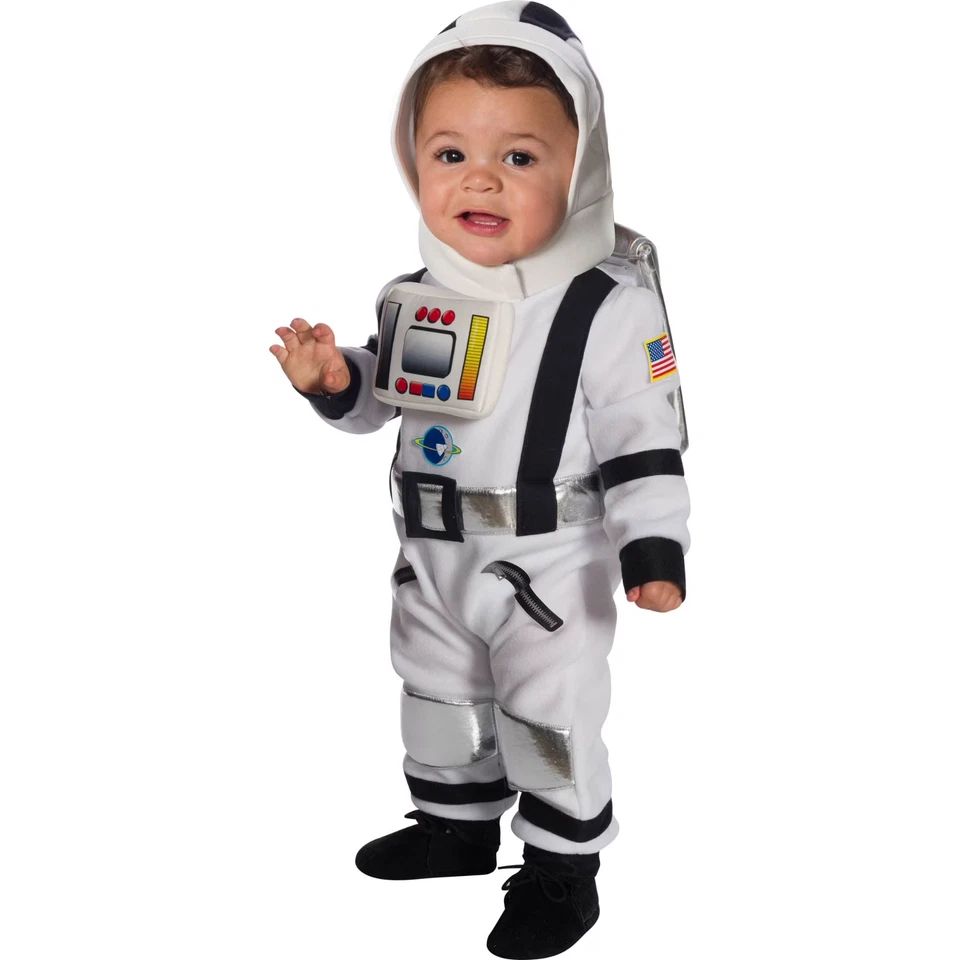 Rubie’s Lil’Astronaut Costume Infant 6-12 Months Baby Astronaut Suit Package