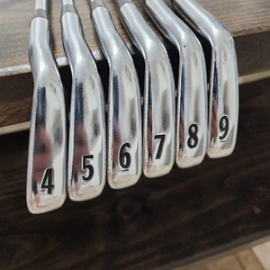 Titleist 714 AP2 Forged Irons 4-9, RH. Rifle STIFF Flex Steel. Grips are good - Picture 1 of 13