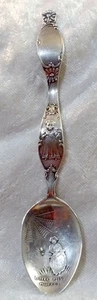 Little Miss Muffet Sterling 6" Ruffle Handle Childs Spoon .75 ounce - Picture 1 of 10