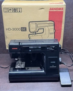 Janome HD3000BE Nähmaschine - Schwarz - Bild 1 von 12
