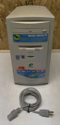 Vintage eMachines eTower 466is Celeron 466MHz 32MB 4.3GB HDD 4MB AGP GPU Desktop - Image 1 of 4