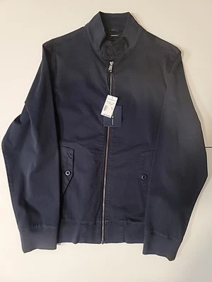 Joseph Abboud Jacket Mens Medium Blue Full Zip Lightweight Lined Bomber - Image 1 of 4
