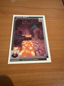 2024 Panini Minecraft Crafting Chronicles Enchanting Table #7 Obsidian No.160 - Picture 1 of 1