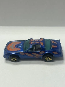 Vintage Hot Wheels Mattel 1977 Pontiac Firebird GHO Hot Bird blue Malaysia L6 - Bild 1 von 2