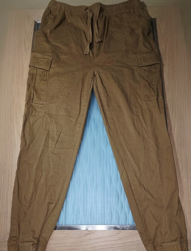 Galaxy Harvic Jogger Pants Men's XL Brown Flex Stretch - Image 1 of 4