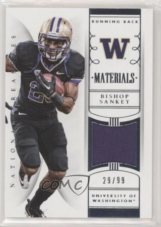 2015 Panini National Treasures College Materials /99 Bishop Sankey #43 - Image 1 of 2