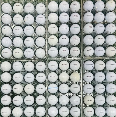 Б/у мячи для гольфа 100 (3A) Bridgestone в ассортименте БЕЗ РЕМОНТА X-Out Practice 1345 - Изображение 1 из 4