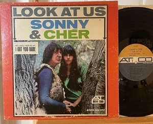 Sonny & Cher Look At Us Vinyl LP Atco 33-177 Mono 1st Pressing I Got You Babe - Picture 1 of 9