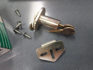 Vintage Sterling Fold Door Lock - Picture 1 of 5