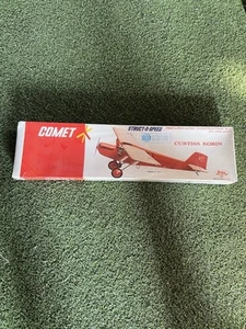 COMET CURTISS ROBIN 14.5" WINGSPAN #2306 STRUCT-O-SPEED BALSA AIRPLANE MODEL - Picture 1 of 4