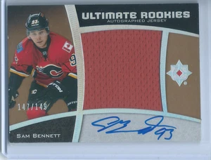 Sam Bennett Rookie Patch Auto /149 2015-16 Upper Deck Ultimate Collection - Picture 1 of 2