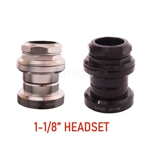 Tange Falcon FL270C Headset, 1-1/8" Threaded, Black/Silver Fork headtube OD 38mm - Picture 1 of 10