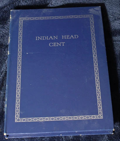 1856- 1909 Indian Small Cent Penny Book, Key Dates, Gift,  H. G. Harris Lot 7909 Cover