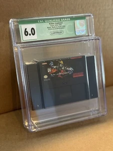 Super Nintendo SNES Killer Instinct CGC Graded 6.0 QUALIFIED - COLOR TOUCH LABEL - Picture 1 of 2