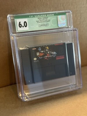 Super Nintendo SNES Killer Instinct CGC Graded 6.0 QUALIFIED - COLOR TOUCH LABEL - Image 1 of 2