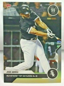 Jose Abreu 2020 Topps Now MLB Network's Top 100 #MN96 - WHITE SOX 96 - SP /491