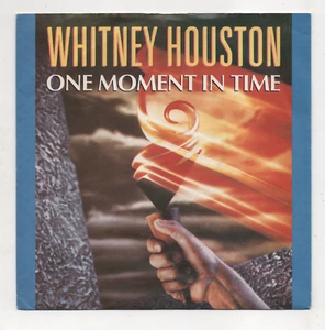 WHITNEY HOUSTON - ONE MOMENT IN TIME. (EUROPE, 1988, ARISTA, 111-613) - Picture 1 of 3