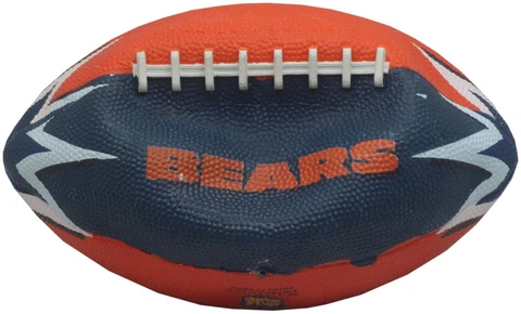 Chicago Bears Face Logo Rubber Football Cover