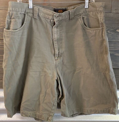Pantalones Cortos Para Hombre Verde Cepillado 109% Algodón Ruta 66 Golf Senderismo Camping Viaje 38 Foto 1 de 4