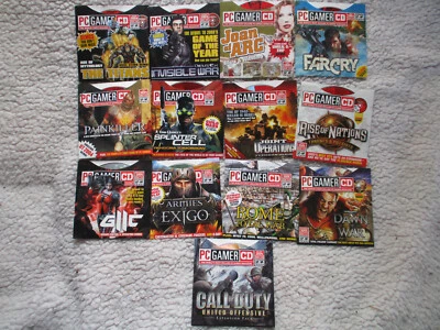 Complete Year - 13 PC Gamer 2004 CD Demo Discs JAN-DEC plus Holiday CD - Image 1 of 4