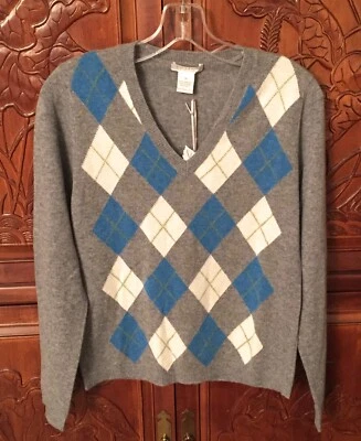 NWT Tweeds 100% 2-Ply Soft Cashmere Sweater SZ M RT $99 - Image 1 of 3