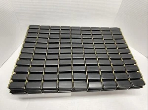 "6er Set schwarze geflieste Platzierungen 15"" x 10,5"" - Bild 1 von 5