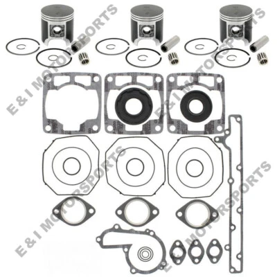 Kit completo de pistones Polaris Ultra SPX 680 SPI 1997 rodamientos manivela sellos de aceite Foto 1 de 4