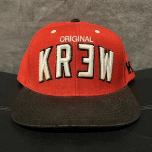 KR3W Team 2 Snake Print Embossed Logo Snapback Hat / Adjustable - Picture 1 of 6