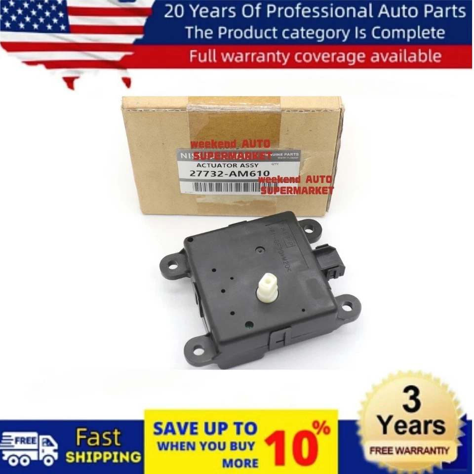 Actuador de puerta mezcla de aire acondicionado OEM 27732-AM610 para Nissan GT-R Infiniti QX50 QX70 Foto 1 de 4