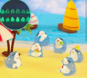 6pcs Goofy Playful Sharks Random Poses For Croc Accessories Shoe Charm Charms - Picture 1 of 5