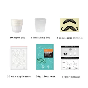 Nose Ear Hair Removal Wax Kit Sticks Easy For Mens Nasal Waxing Strip Remover - Picture 1 of 11