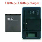 NEW for Nokia BL-6F N78 N79 N95-8GB 1200 mAh 1 BatteryS+1 Battery charger