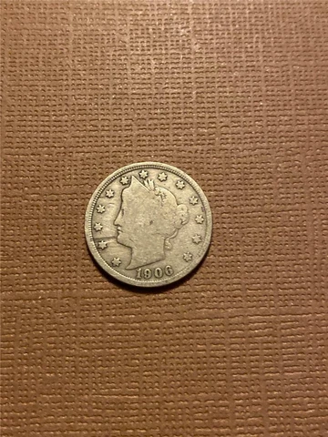 1906 Liberty Nickel Error Defective Die Cover
