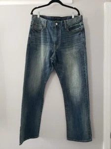 🍀Lucky Brand 181 Relaxed Jeans Mens 34x32 Faded Blue Denim🍀 - Picture 1 of 13