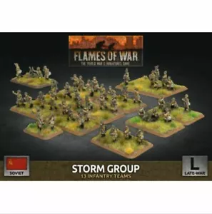 Flames of War Soviet Storm Group (Plastic) New - Picture 1 of 1
