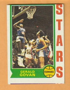 Gerald Govan Utah Stars 1974-75 Topps #218 Jersey City NJ 4Y - Imagen 1 de 2