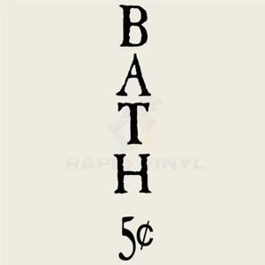 BATH SIGN BATH $.05 Wall Decal Wall Sticker Home Bathroom Spa Wall Art - Picture 1 of 3