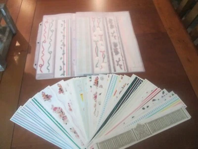 CREATIVE MEMORIES DESIGN LINE STICKERS - 50+ - 2 STICKER PROTECTORS - Image 1 of 2