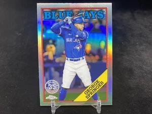 GEORGE SPRINGER 2023 TOPPS CHROME #88BC-19 1988 INSERT / TORONTO BLUE JAYS - Picture 1 of 2