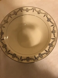 Vintage Taylor Smith & Taylor 1825 Muster Platin Floral Swag Runde Servierschüssel - Bild 1 von 5