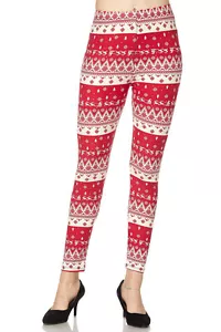ONE SIZE butterweiche Always Brushed Weihnachtsleggings TC/O540 - Bild 1 von 2