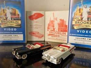 1/43 Brooklin Set of 2 models BRK.22X 1958 Edsel Citation Convertible Video set - Picture 1 of 6